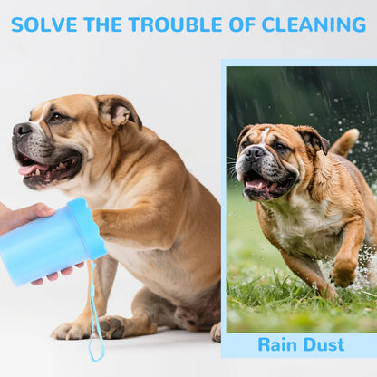 Dog Paw Cleaner Cup, Portable Paw Washer for Dogs and Pets, Meduim Size